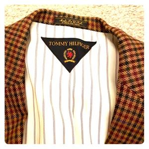 Tommy Hilfiger Plaid 2 Button Sports Coat 44L